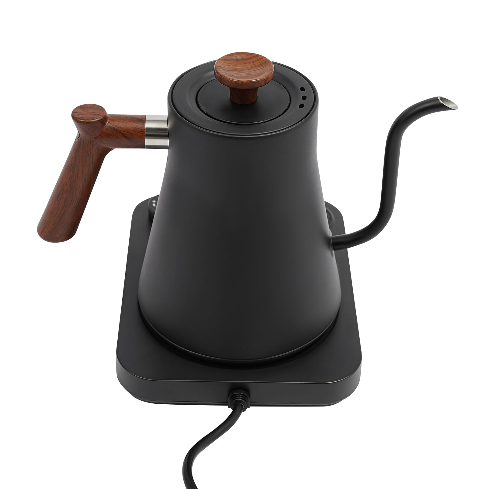 Electric Gooseneck Kettle, 1200W Electric Kettle, Electric Tea Kettle Black