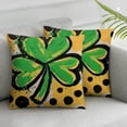 thumbnail image 2 of COMIO St. Patrick's Day Pillow Covers  Polka Dots Shamrock Truck Green Kiss Me Pinch Me Farmhouse Decorative Pillowcases for Home Sofa Couch Cushion Decoration &nbsp;2pc, 2 of 6