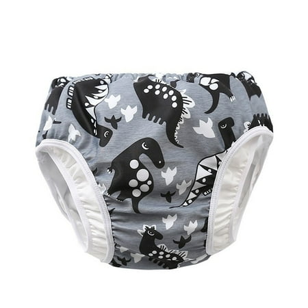 Lkhaha Toddler Swimsuit Girl Leak Proof Reusable Swimming Pants Young Boys Can Be Adjusted Beach Athletic Swimwear C 1-2 Years