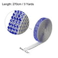 thumbnail image 2 of Unique Bargains 3Roll 3 Yards 8mm Self Adhesive Diamond Ribbon for  Arts & Crafts,Dark Blue, 2 of 5