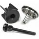 thumbnail image 4 of Tapón de desagüe para lavabo de 40 mm de diámetro, altura ajustable, universal, de aleación de aluminio, color negro., 4 of 5