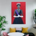 thumbnail image 6 of Portrait Painter Amy Sherald Painting Art Poster (30) Wall Art Poster Gifts Bedroom Prints Home Decor Hanging Picture Canvas Painting Posters 20x30inch(50x75cm), 6 of 6