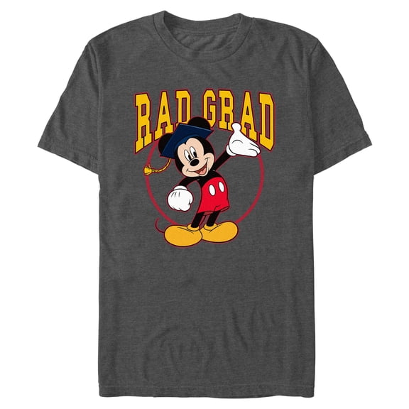 Mens Mickey & Friends Congrats Rad Graduate T Shirt
