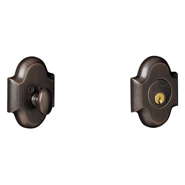 Baldwin 8252003 Deadbolt Lock, Lifetime Polished Brass