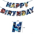 thumbnail image 2 of 2026 Birthday Party Supplies Party Decorations Include Backdrop, Happy Birthday Banner, Tableware Set, Tablecover, CakeCupcake Toppers, Foil Balloons, 2 of 5