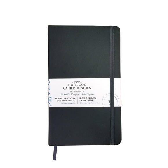 Cahier de note A5 avec élastique- Pierre Belvedere