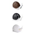thumbnail image 3 of Toystoory Dispensador de champú Linda forma de caracol Botella de loción Botella de jabón líquido Contenedor Gel de ducha Dispensador de prensa Suministros de limpieza para el hogar negro Toystoory HA024610-01, 3 of 6