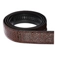 thumbnail image 4 of Correa de cinturón de 3,5 cm para cinturón con hebil de trinquete automática ( CORREA HEBIL) Marrón 1 Zulema Cinturones casuales para hombre, 4 of 8
