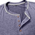 thumbnail image 5 of Men Henley Long Sleeve Hvyesh Mens Shirts Long Sleeve Casual Classic Henley T-Shirts Lightweight Button Muscle Fit Tee Shirts, 5 of 9