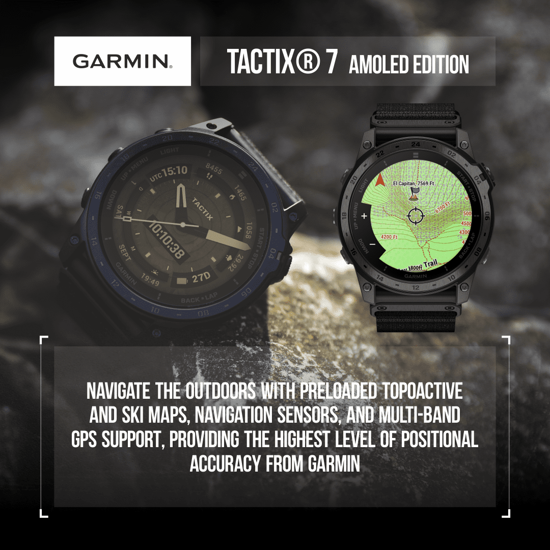 Oiritaly Reloj - Hombre - Garmin - tactix® 7 - AMOLED Edition