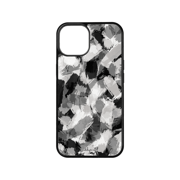 abbyrose Black & White Scribble iPhone Case for iPhone 14