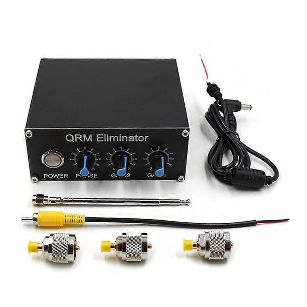 Fafeicy QRM-Eliminator X Phase Signal Canceller Kit – Für HF 1-30 MHz, Einstellbare Phasenwinkel & Verstärkung, Inkl. 25 Zubehörteilen