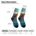 thumbnail image 2 of Fotbe Cute Swimming Guinea Pig Pattern Long Socks for Men & Women – Breathable & Stretchy Compression Socks, Ideal for Running, Travel, and Everyday Wear Size 5-11, 2 of 6