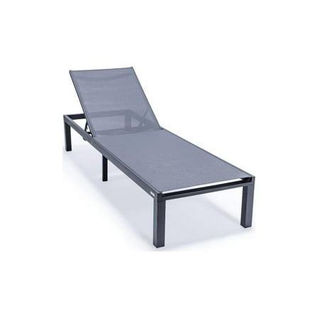 Patio Chaise Lounge Chair Outdoor Sling Lounge Aluminum Frame Modern Daybed
