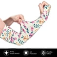thumbnail image 3 of Gaeub Cute Flower Cooling Sleeves for Unsex, Arm Sleeves, UV Sun Protection Sleeve to Cover with Silicone Anti-Slip, 3 of 8