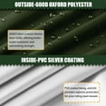 thumbnail image 3 of Waterproof Lawn Mower Cover, IC ICLOVER Riding Mower Cover Heavy Duty Mildew Resistant UV Protection Tractor Covers Drawstring Universal Fits Decks up to 54" & Storage Bag - Green, 3 of 9