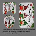 thumbnail image 4 of 4PCS Christmas Shower Curtain Sets with Rugs, Waterproof Fabric Shower Curtain, Patchwork Red Plaid Xmas Tree Black Deer Moose Reindeer Wildlife Cabin Hunting Snowflake Winter Bathroom Decor, 4 of 7