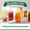 thumbnail image 6 of Ball Regular Mouth Easy Label Glass Mason Jars with Lids and Bands, Quart Size 32 oz (Pack of 2), 6 of 8