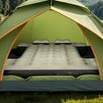 thumbnail image 2 of Uforic Inflatable Truck Air Mattress for 5.5–5.8ft Short Bed Pickups, Camping Car Bed with Pump, Pillows, Carry Bag & Patch Kit, Fits Full-Size Trucks (Black + Gray), 2 of 9