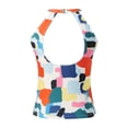 thumbnail image 4 of WILLBEST Trajes de Baño Mujer Dos Piezas E Traje de Baño Tankini Para Mujer, Ropa de Playa, Cuello Floral, Bikini Con Parte Inferior, Atuendo de Verano, 4 of 8