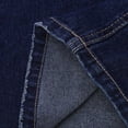 thumbnail image 6 of Scyoekwg Bootcut Jeans for Women Straight Leg Hole Denim Pants Pocket Comfy Loose Casual Ladies Sweatpants Solid Color Denim Pants Dark Blue,L2, 6 of 6