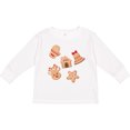 thumbnail image 3 of Inktastic Christmas Gingerbread Cookies Boys or Girls Long Sleeve Toddler T-Shirt, 3 of 5