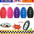 thumbnail image 3 of 3B Silicone Case Protector Entry Fob Cover for Infiniti QX50 EX37 FX50 Smart Key (blue), 3 of 4