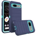 thumbnail image 1 of Asuwish Compatible with Google Pixel 7A 5G 2023 Phone Case Hybrid Rugged Shockproof Hard Protective Drop Proof Full Body Heavy Duty Mobile Cell Cover for Pixel7A A7 6.1 inch Women Men Blue, 1 of 6