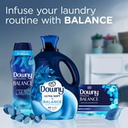 Downy Ultra Soft Liquid Fabric Softener, Balance, Crisp Rain & Blue Eucalyptus, 93 fl oz, 138 Loads