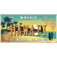 thumbnail image 1 of Smart Blonde LP-7840 Hawaii Pineapple Background Novelty Metal License Plate, 1 of 1