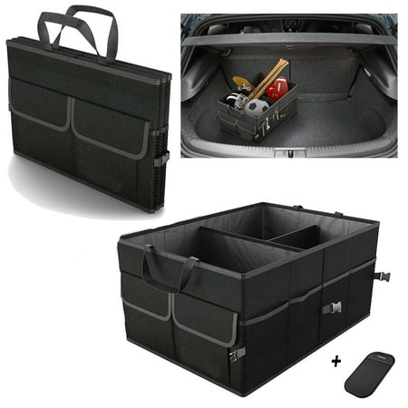 Multitrust Multi-purpose Foldable Car Trunk Organizer Large Capacity Anti-slip Storage Bag