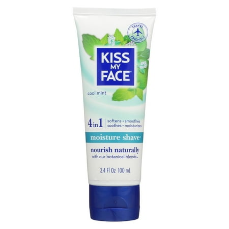 Kiss My Face Moisture Shave Cool Mint - 3.4 fl oz