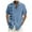 AG07-Blue, variant on Lumtrix Mens Short Sleeve Cuban Camp Guayabera Shirt Linen Cotton Summer Hippie Beach Button Down Shirts White 2XL