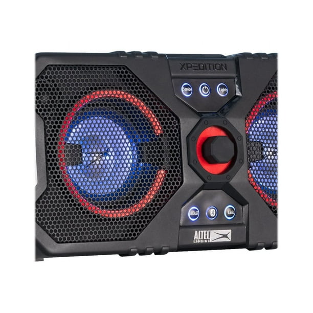 Altec Lansing Portable Bluetooth Speaker with Waterproof, Black