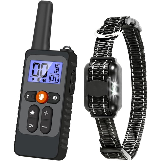 Collar antiladridos recargable con control remoto y 3 modos de entrenamiento — Collar de adiestramiento impermeable para perros grandes, medianos y pequeños, con sonido, vibración
