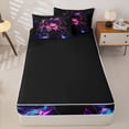 thumbnail image 4 of Homewish Kawaii Japanese Girl Zipper Twin Comforter Sets with Fitted Sheet and 2 Pillowcases,3D Japanese Girl Zipper Bedding Set For Kids,Reversible,4 Pieces, 4 of 7