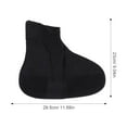 thumbnail image 2 of LULULION Non Slip Black Latex Waterproof Shoe Covers for Outdoor Party 1Pair, 2 of 3