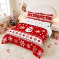 thumbnail image 3 of Manfei Ugly Sweater Queen Comforter Set Christmas Comforter Sets Queen, Yellow Green 3-Pieces 1 Comforter and 2 Pillowcases, Xmas Reversible, 3 of 6