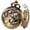 Bronze, variant on Mens Mechanical Fob&Pocket Watch 48mm Antique Vintage GoldDouble Hunter Pouch Watch Hollow-out Lucky Dragon Retro Pocketwatch with Chain Gift Box