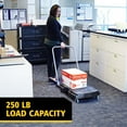 thumbnail image 6 of Triple Trolley with Straight Handle, Utility Duty with 3 In Casters, Black, 6 of 7