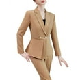 thumbnail image 2 of Bossy Chic womens  2pc Blazer & Pant Set, 4, 2 of 3