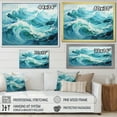 thumbnail image 4 of Designart "Antartica Frozen Ocean flow II" Winter Landscape Floater Framed Wall Art Print, 4 of 7