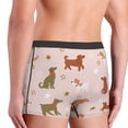 thumbnail image 6 of Salouo Star Cute Dog Print Men's Boxer Briefs,Breathable Underwear Elastic Waistband Briefs for Men -X-Large, 6 of 8