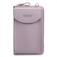 thumbnail image 1 of Cartera de mujer, bandolera, de un solo hombro, para teléfono móvil, monedero largo Cartera de mujer, 1 of 6