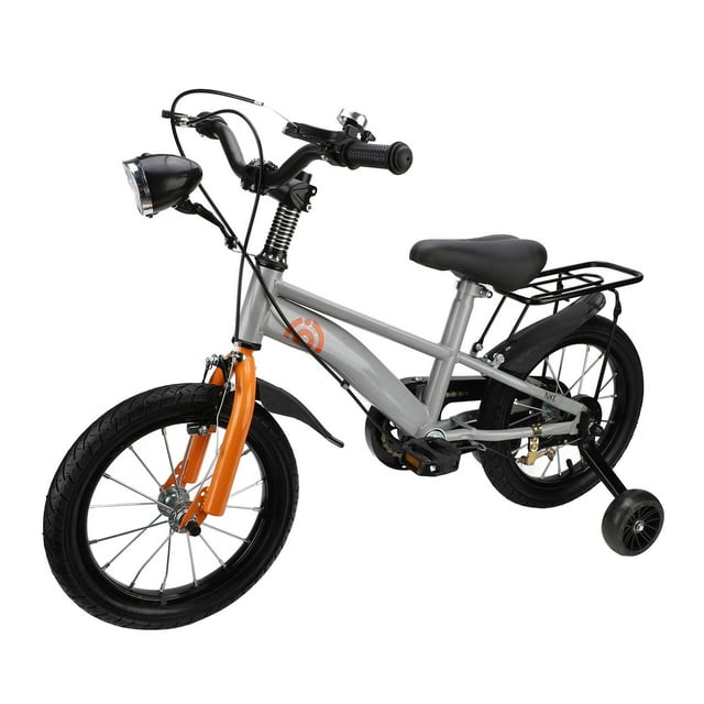 Vélo pour Enfants de 14 Pouces, Vélo pour Tout-Petits Léger Préassemblé Antidérapant avec Guidon Résistant aux Impacts pour l'Extérieur