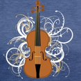 thumbnail image 3 of CafePress - Violin Swirls (For Dark C Womens Tri Blend T Shirt - Womens Tri-blend T-Shirt, 3 of 4