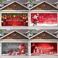 thumbnail image 2 of Fondo navideño de tela para colgar en el garaje, decoración de fiestas navideñas, pancarta de tela, tapiz a juego, 2 of 4
