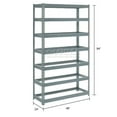 thumbnail image 5 of Global Industrial 790CP16 48 x 24 x 84 in. Extra Heavy Duty Shelving with 7 Shelves, Gray - No Deck, 5 of 5