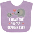 thumbnail image 3 of Inktastic Grandkids Best Grammy Ever Boys or Girls Baby Bib, 3 of 4