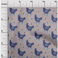 thumbnail image 2 of oneOone Polyester Lycra Black Fabric Hen Dress Material Fabric Print Fabric By The Yard 56 Inch Wide, 2 of 6